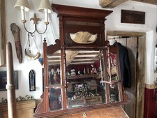 Antique Overmantle Mirror
