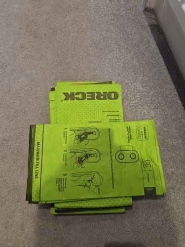 Oreck genuine bags x6 - oreck,