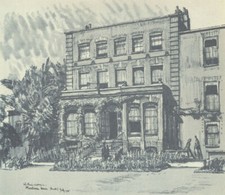 PETERSHAM. Montrose House - the Back. London. By W Fairclough 1946 old print