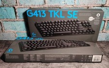 Logitech G413 SE TKL Mechanical Gaming Keyboard Black, UK Layout, Good Condition