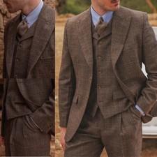 Men Suits Wool Blend