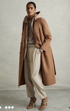 REISS Coat Wool Blend Double