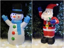 Christmas Santa Snowman