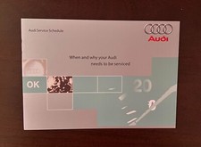 AUDI SERVICE BOOK, BRAND NEW