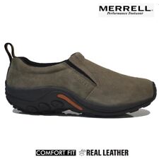 MERRELL MENS LEATHER SLIP ON