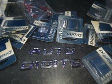 3D A-Z Letters Numbers Chrome