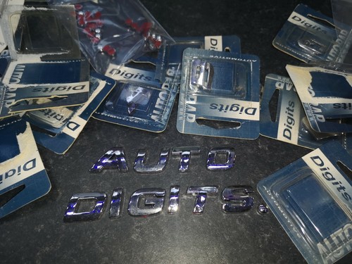 Letters numbers chrome - 3d,
