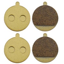 4x Scooter Brake Pads Compatible with Kugoo M4/M4 PRO Disc Brake Pad Gold