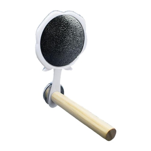Bird perch with mirror chewing - with,