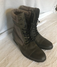 KANGOL LADIES grey/brown leather/textile Hera walking/hiking/work BOOTS UK 6.5