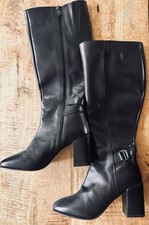 BARBOUR Knee High Boots Black