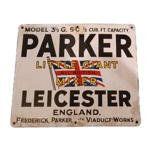 Enamel advertising sign - enamel,