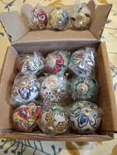  12  Indian Ceramic Drawer Handles Door Knobs Mixed Designs New Unused