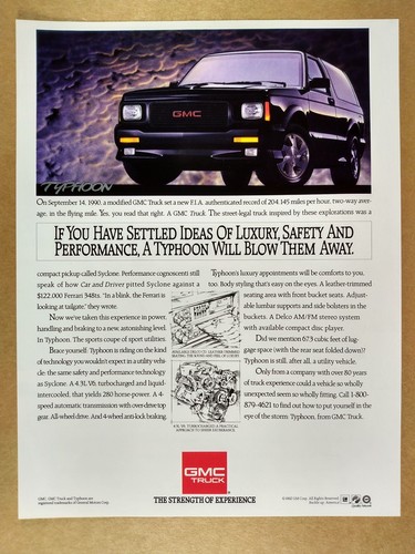 1992 gmc typhoon vintage - 1992,