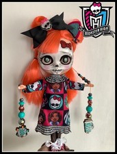 Custom Ooak Monster High Inspired Creepy Cute Halloween Blythe Doll