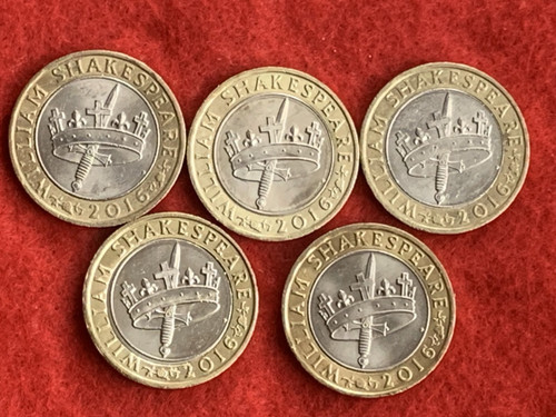 Coins shakespeare - £2,