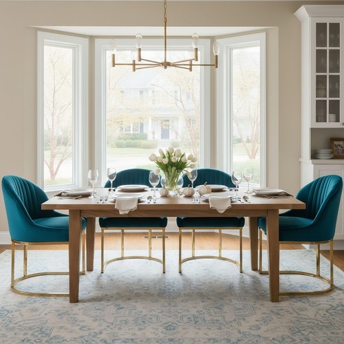 Modern velvet teal - modern,