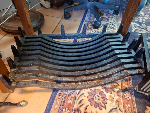Cast iron saddle grate fire - saddle,