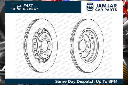 Ferodo ddf1934c brake discs - 2x,