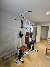 Multi Gym Machine Adjustable Weight Bench with Barbell Rack