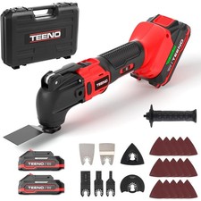 TEENO 20V Brushless Quick-Release Oscillating Multi Tool W/26 Accessories & CASE