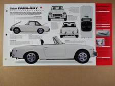 1968 Datsun Fairlady 2000 specs photos 1998 info sheet