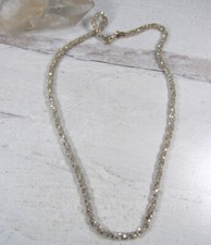 Sterling Silver La Dea Bendata Italy Popcorn Twisted Mesh Chain 20.5"