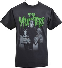 Meet the Munsters Mens T-Shirt Vintage B-Movie Horror Wolf Vampire Goth S-5XL