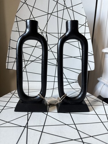 Cast iron candle holder - cast,