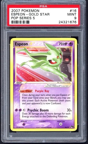 Psa espeon gold star - psa,