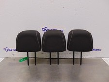 Citroen C3 Headrests Leather MK2 09-13 Set of Rear Back Head Rest x3 Black cloth