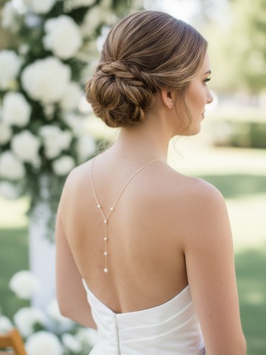 Silver plated bridal backdrop - ,