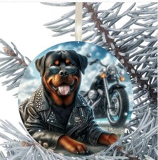 Rottweiler Dog Hanging Bauble