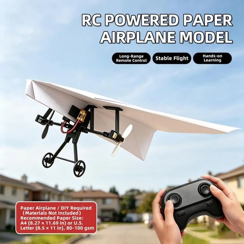 Remote control paper airplane - control,