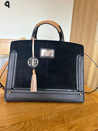 River island black suede faux - river,
