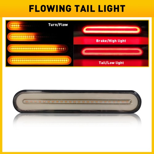 Led flowing reverse stop brake - reverse,
