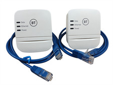 BT Broadband Extender 600 Powerline Adapter Kit Ethernet AV600