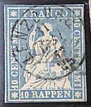 94994ga switzerland stamp - -,