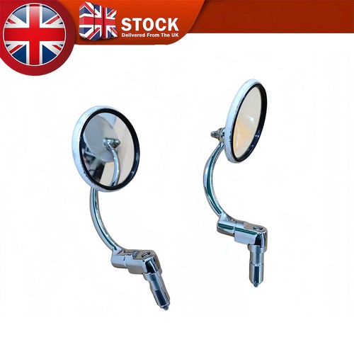 Pair bar end mirrors - pair,