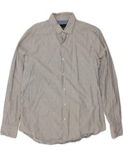 MASSIMO DUTTI Mens Shirt XL Grey Spotted BV64