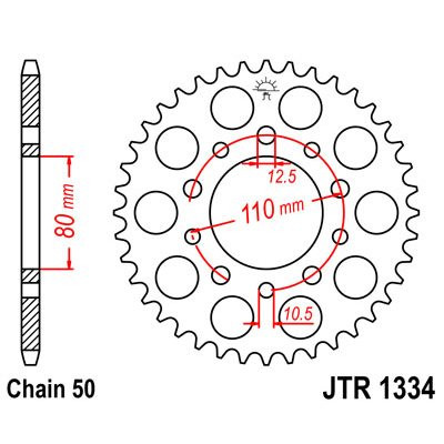 Sprockets ring - jt,