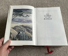 JRR Tolkien The Lord of The Rings Hardcover 1991 Illustrated by Alan Lee *issues
