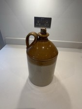 Large Antique Stoneware Flagon
