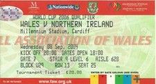 TICKET WALES-NORTH IRELAND