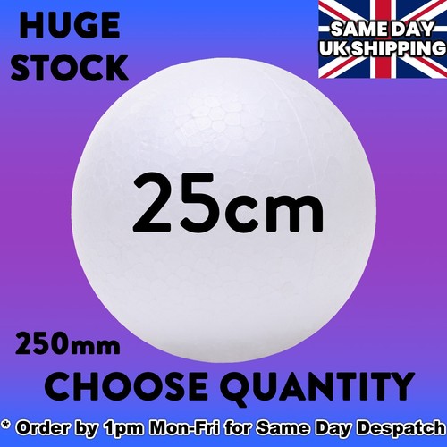 Solid polystyrene balls 25cm - polystyrene,