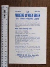 WAREING OF WREA GREEN PRESTON