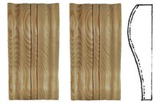 Wood Fireplace Corbels - A