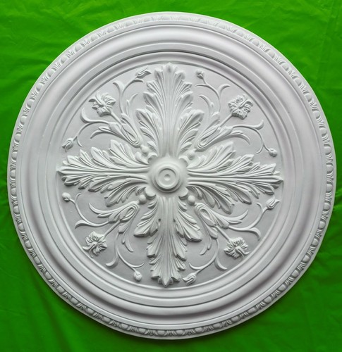 Plaster ceiling rose egg and - ceiling,