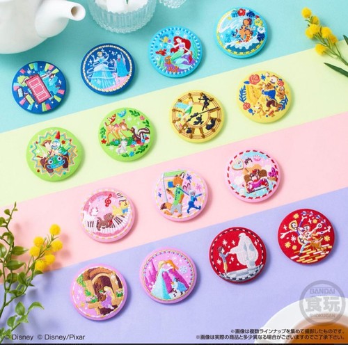 Disney embroidered tin badge - tin,