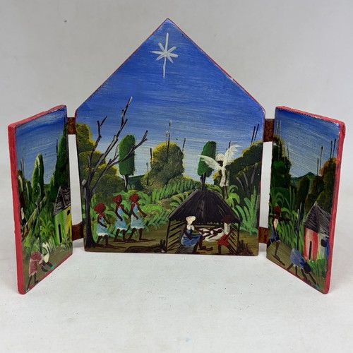 Vintage haitian folk art - vintage,